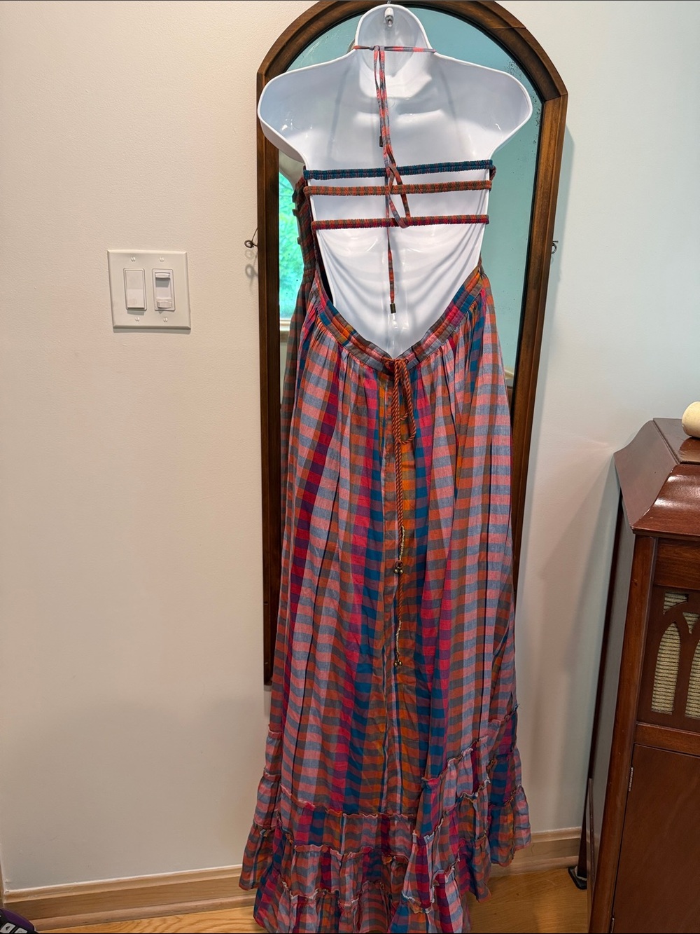 Free People Plaid Extratropical Maxi Dress - Picture 9 of 13